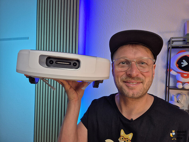 Die Kameras des Narwal Flow sind zu sehen.